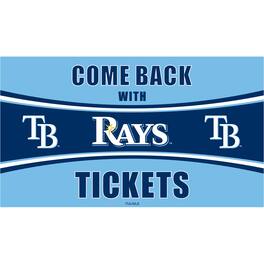 Evergreen Enterprises - Tampa Bay Rays 28" x 16" Come Back With Tickets Indoor/Outdoor Trapper Mat - Multicolor