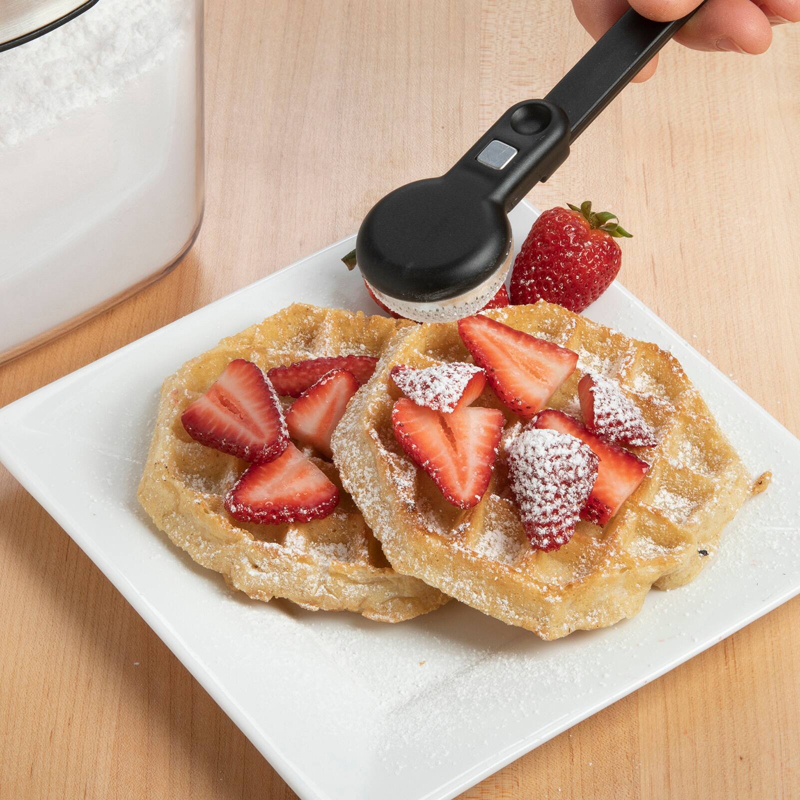 Alt View 5. Progressive International - ProKeeper+ Airtight Powdered Sugar Storage Container, Clear Plastic - Clear.