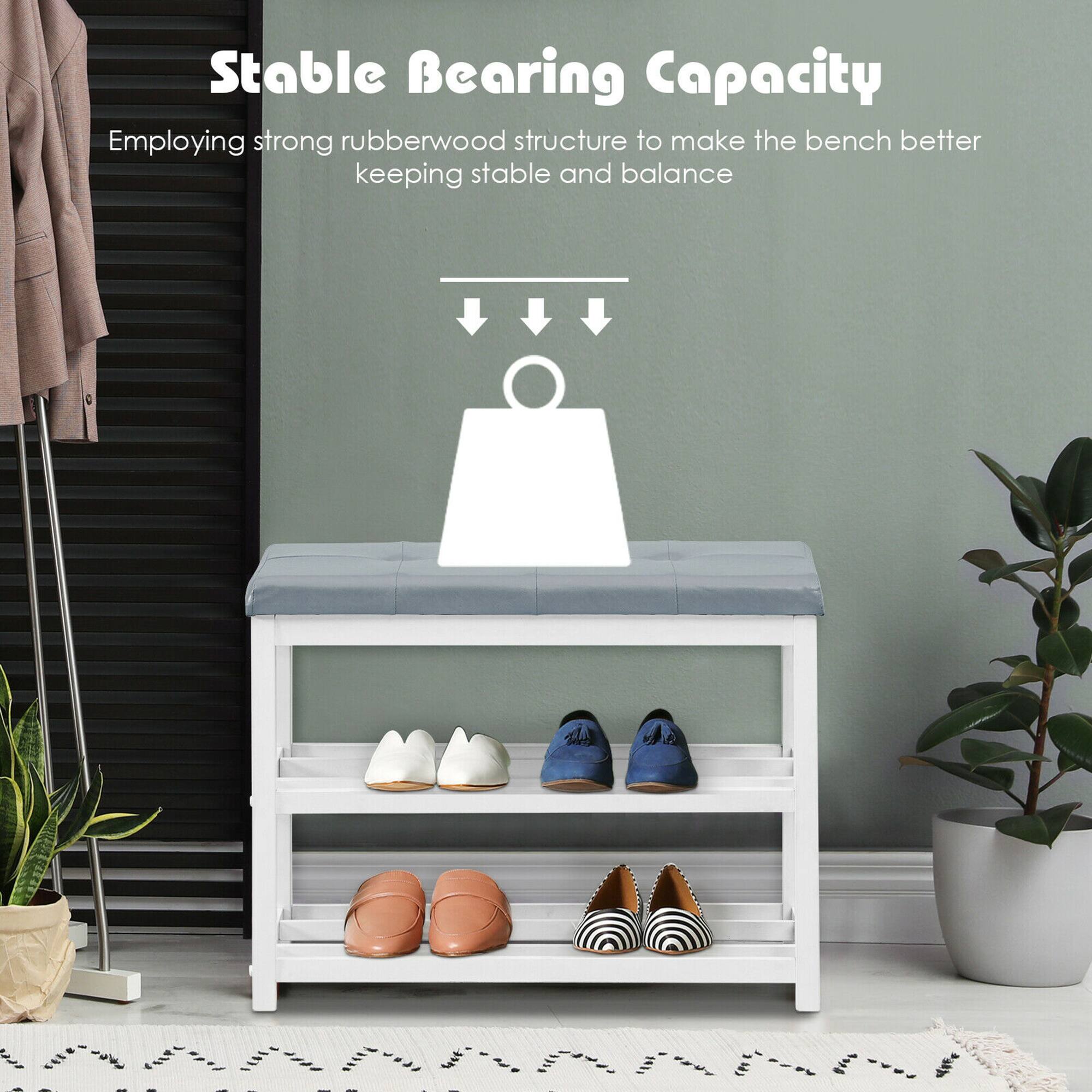 Stable Bearing Capacity: Employing strong rubberwood structure to make the bench better, keeping stable and balanced.