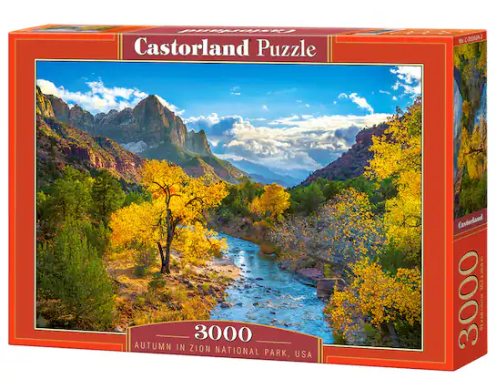 Castorland Puzzle, 3000, Autumn in Zion National Park, USA, 3000, 92x68cm/CM, Castorland, 20, 362%, No. C-300624-2