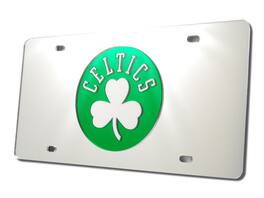 Rico Industries - Boston Celtics Acrylic License Plate Laser Tag - Multi
