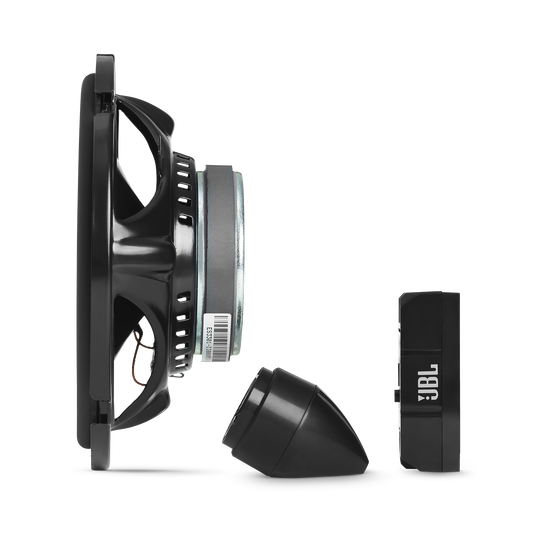 Back. JBL - JBL STAGE3607CFAM 6-1/2" Two-way car audio component system w/crossover   No GRILL - Black.