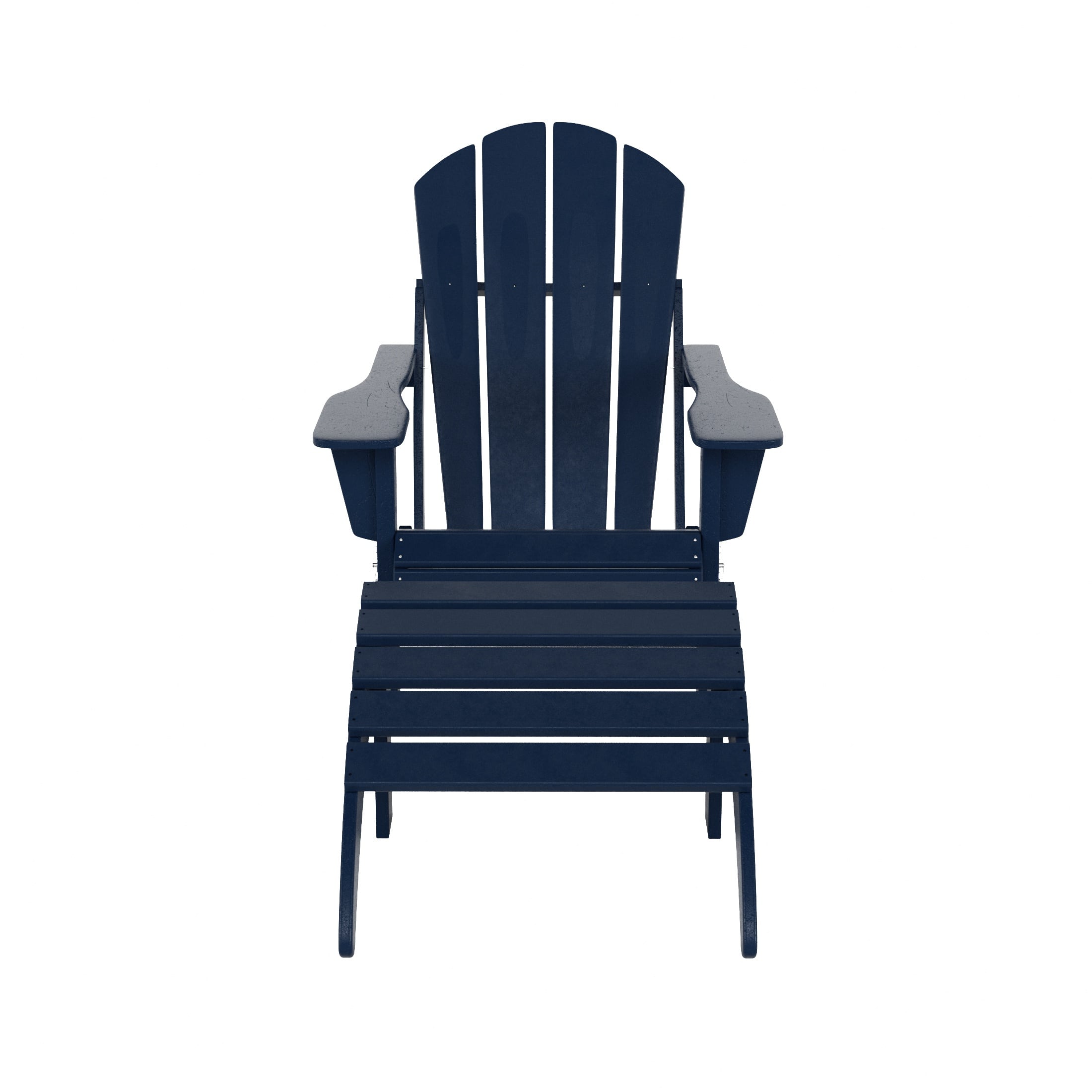 WestinTrends - Malibu 2 piece set classic Adirondack chair with ottoman (1 seater) - Navy Blue price history on PriceWatchPro