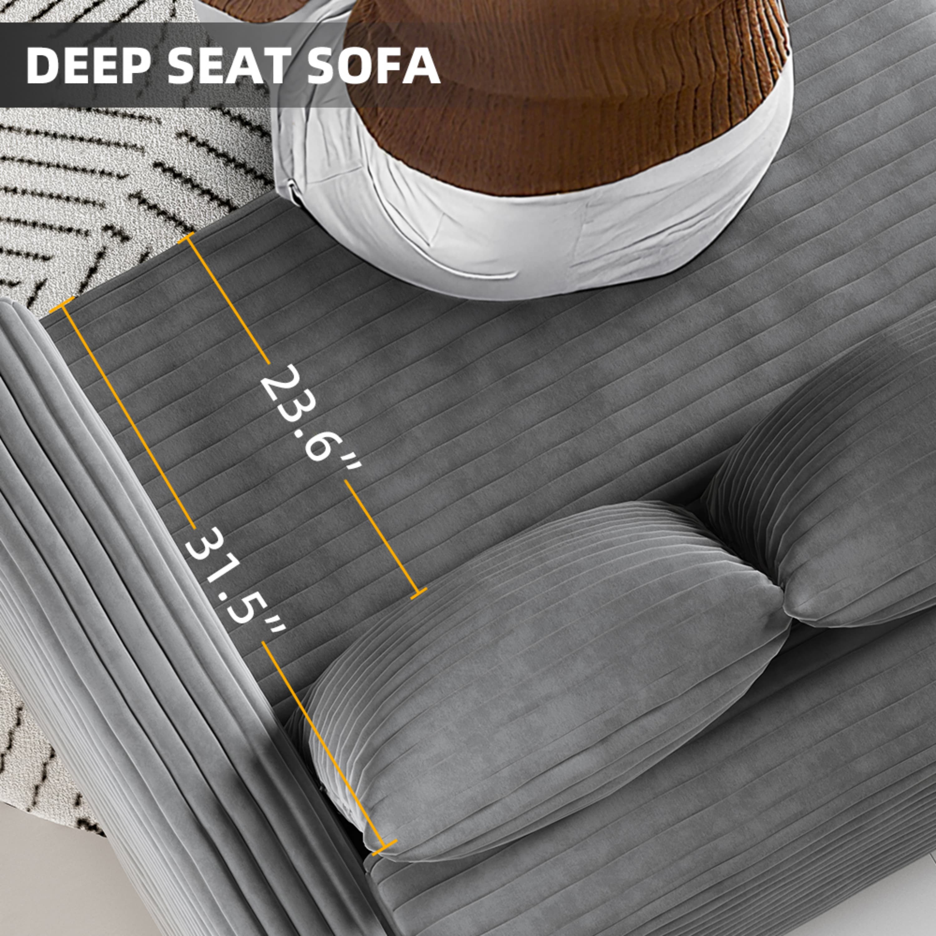 DEEP SEAT SOFA

23.6"  
31.5"