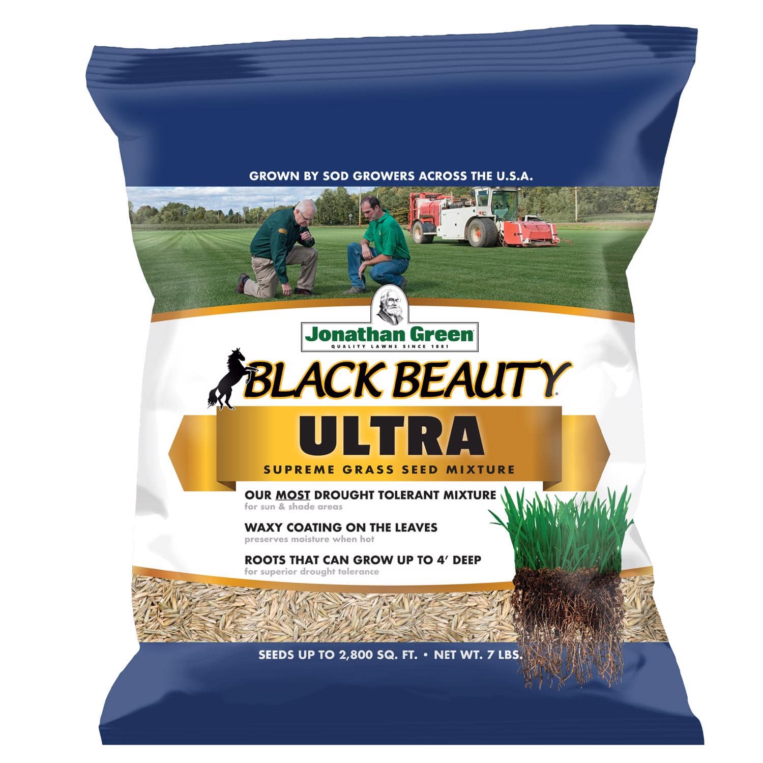 Jonathan Green - Black Beauty Ultra All Grasses Sun or Shade Grass Seed 7 lb price history on PriceWatchPro