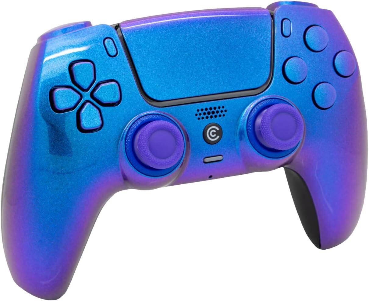 Left. Custom Controllerzz - Custom Wireless Controller for PS5 - Chameleon & Chameleon Inserts.