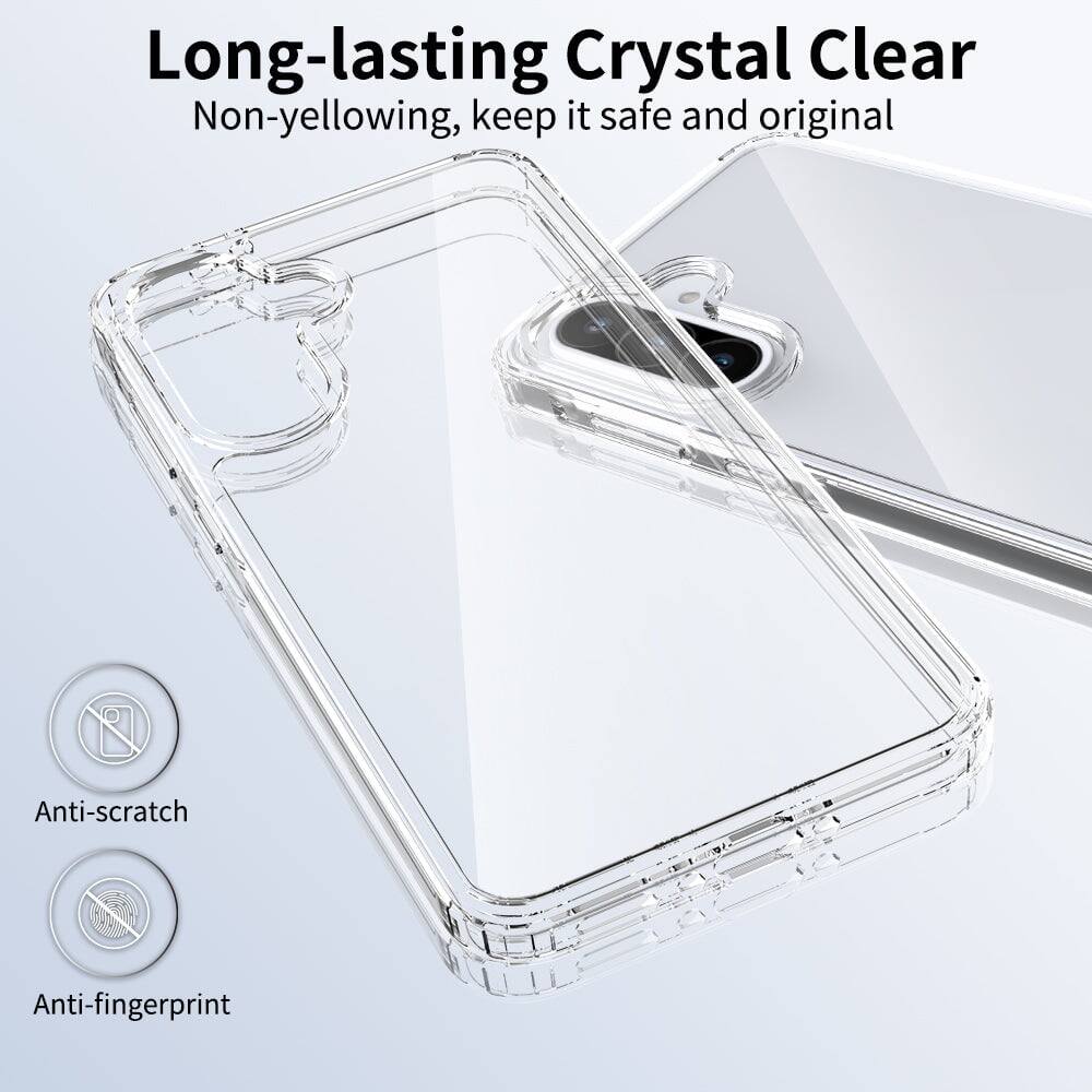 Long-lasting Crystal Clear  
Non-yellowing, keep it safe and original  

Anti-scratch  
Anti-fingerprint