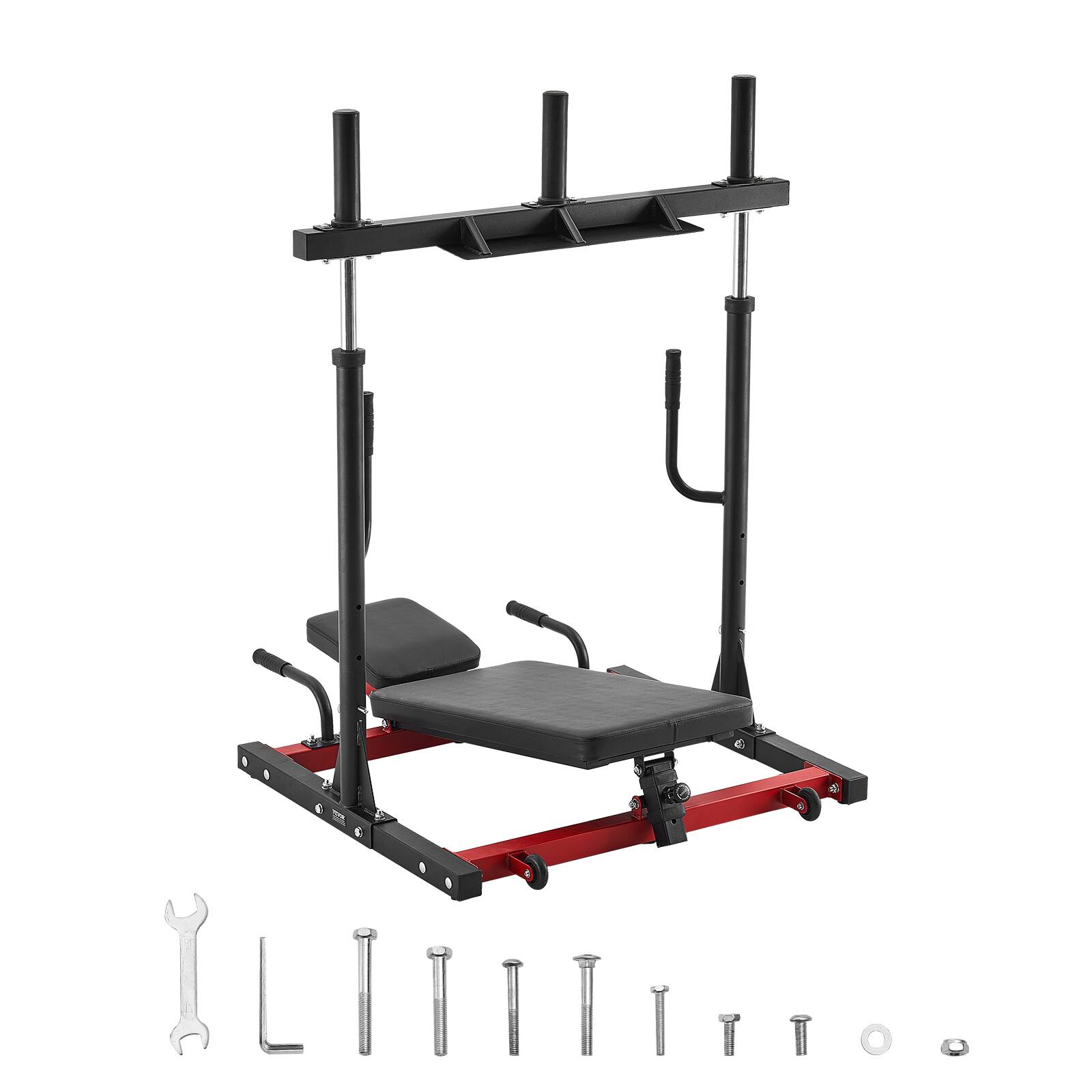 Alt View 5. VEVOR - Vertical Leg Press Machine, Lower Body Special Home Gym Machine, Carbon Steel Leg Press Exercise Training Equipment - Black.