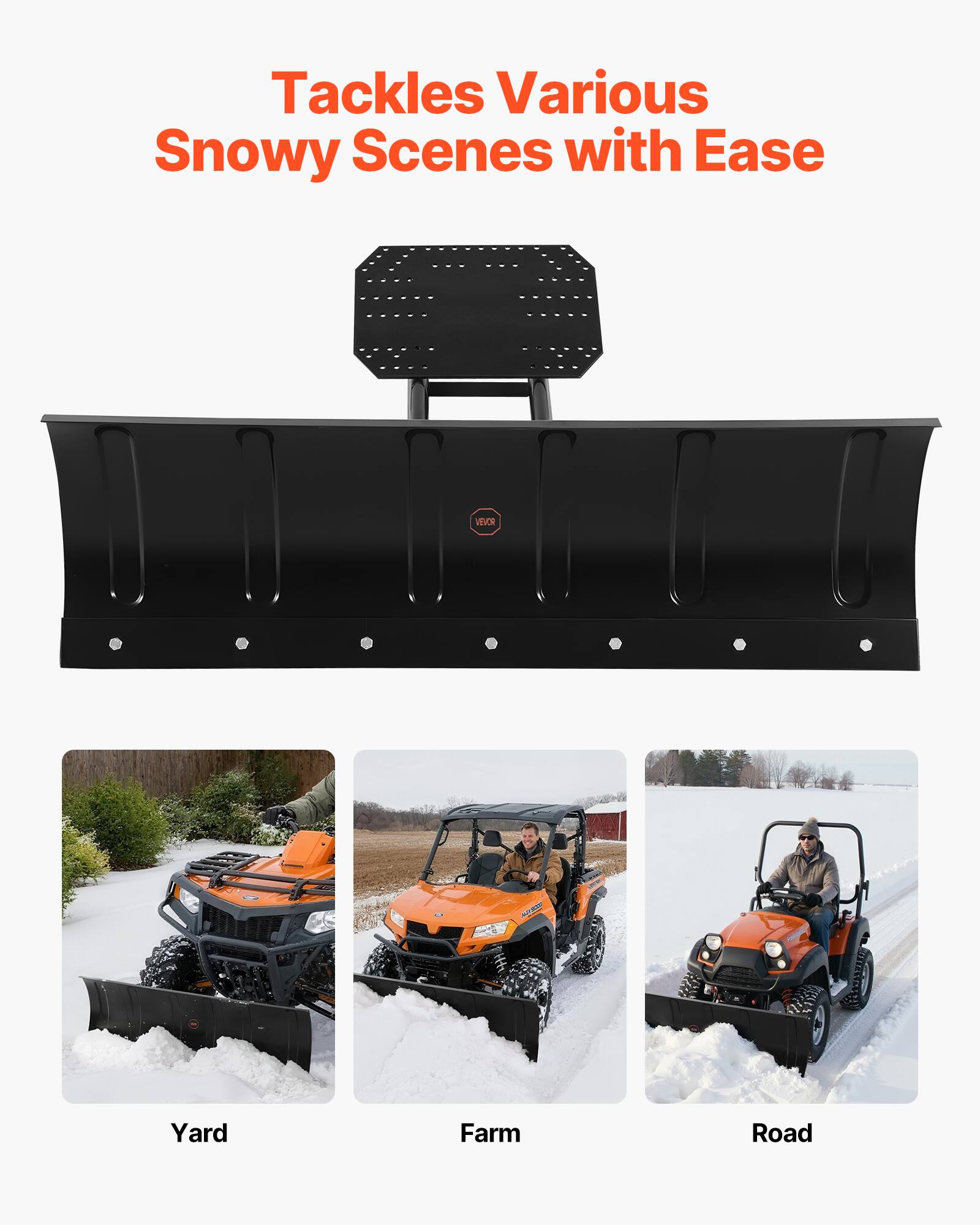 Tackles Various Snowy Scenes with Ease
Yard
Farm
Road