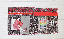 AccuQuilt - June Tailor KIT Project Bag, Red Zippity-do-Done(tm) - Multi