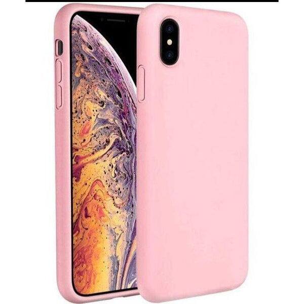 Front. Entronix - Entronix Premium Liquid Silicone Case for iPhone XS Max - Soft Touch Protection - Light Pink.