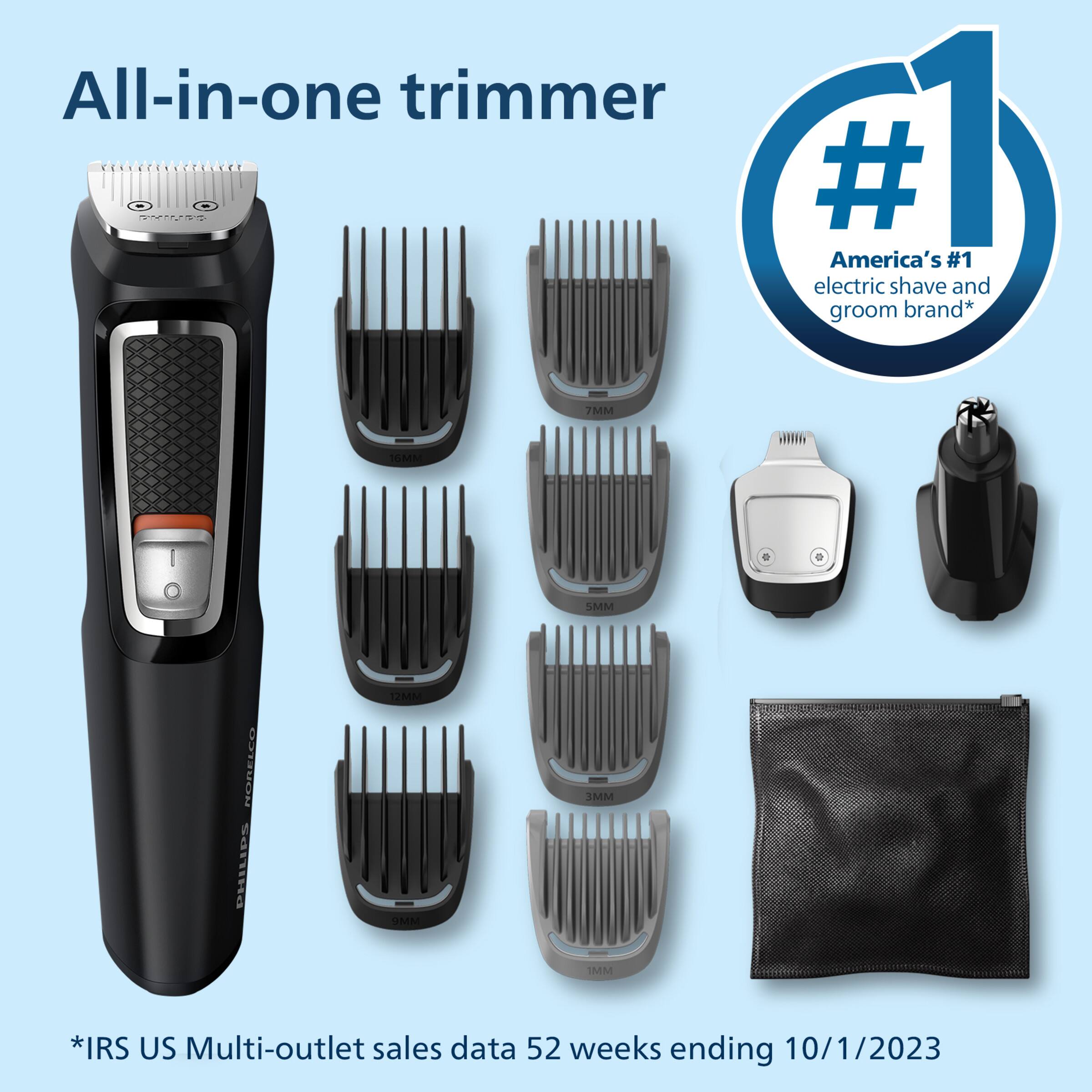 Alt View 27. Philips Norelco - Multi Groomer Series 3000 - Black.