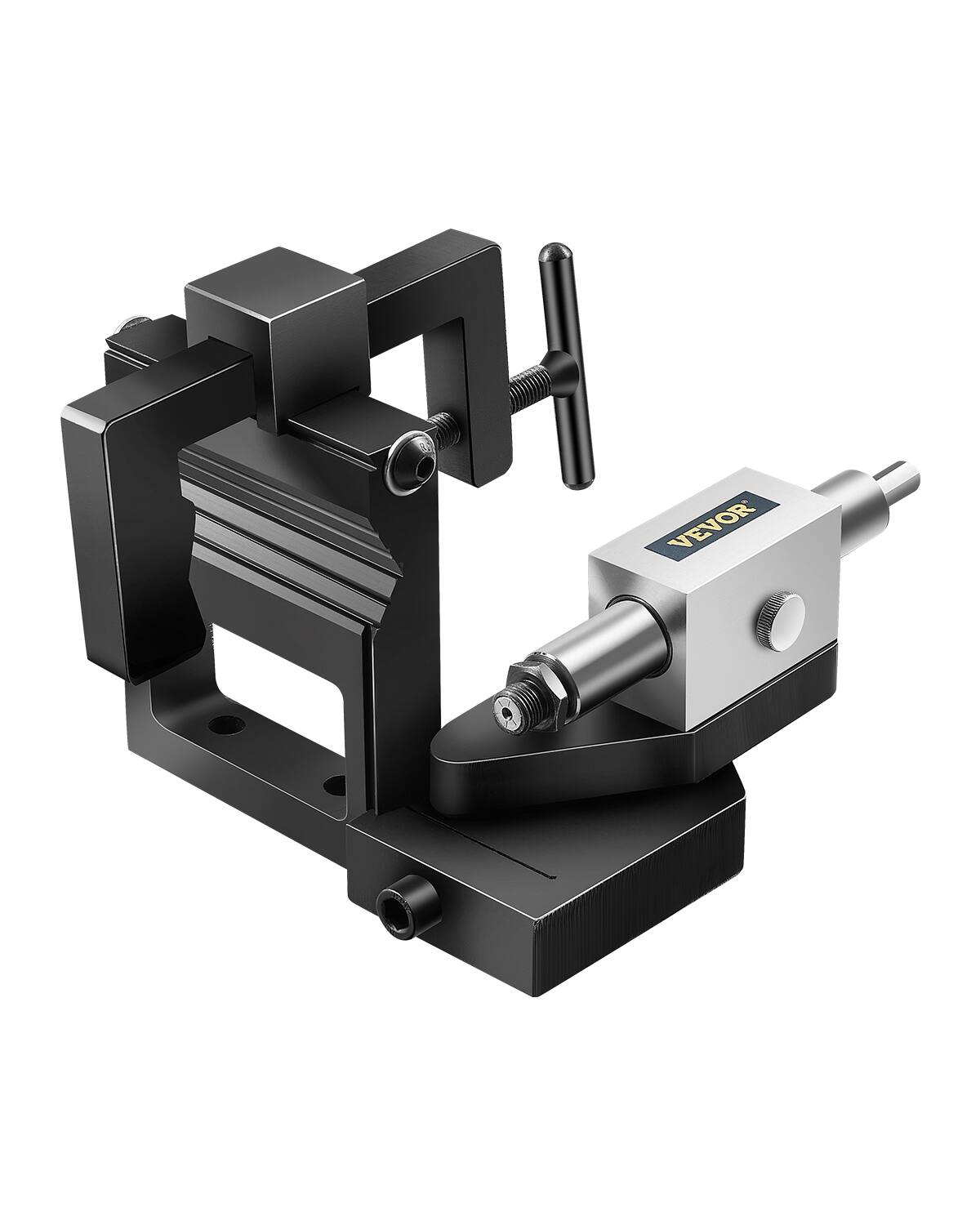 Front. VEVOR - Pipe Tube Notcher, 1/2 to 3-inch Tubing Notcher with 0 to 50° Adjustable Angle, Pipe and Tube Notching Tool for Repair - Black.