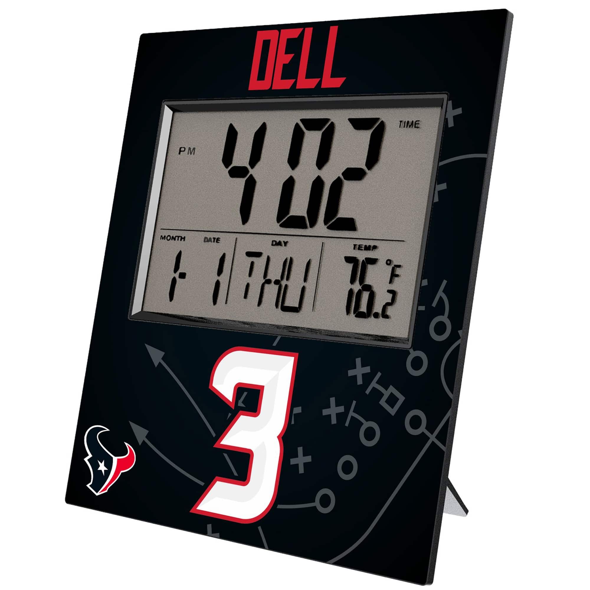 Keyscaper - Tank Dell Digital Desk & Wall Clock - Multicolor