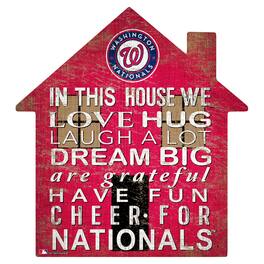Fan Creations - Washington Nationals 12'' Team House Sign - Multicolor