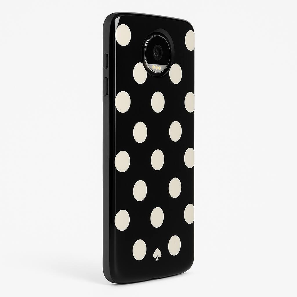 Angle. kate spade new york - Kate Spade New York Cell Phone Case For Motorolo Z Droid, Z Play Droid - Le Pavillion Black/Cream - Multi.