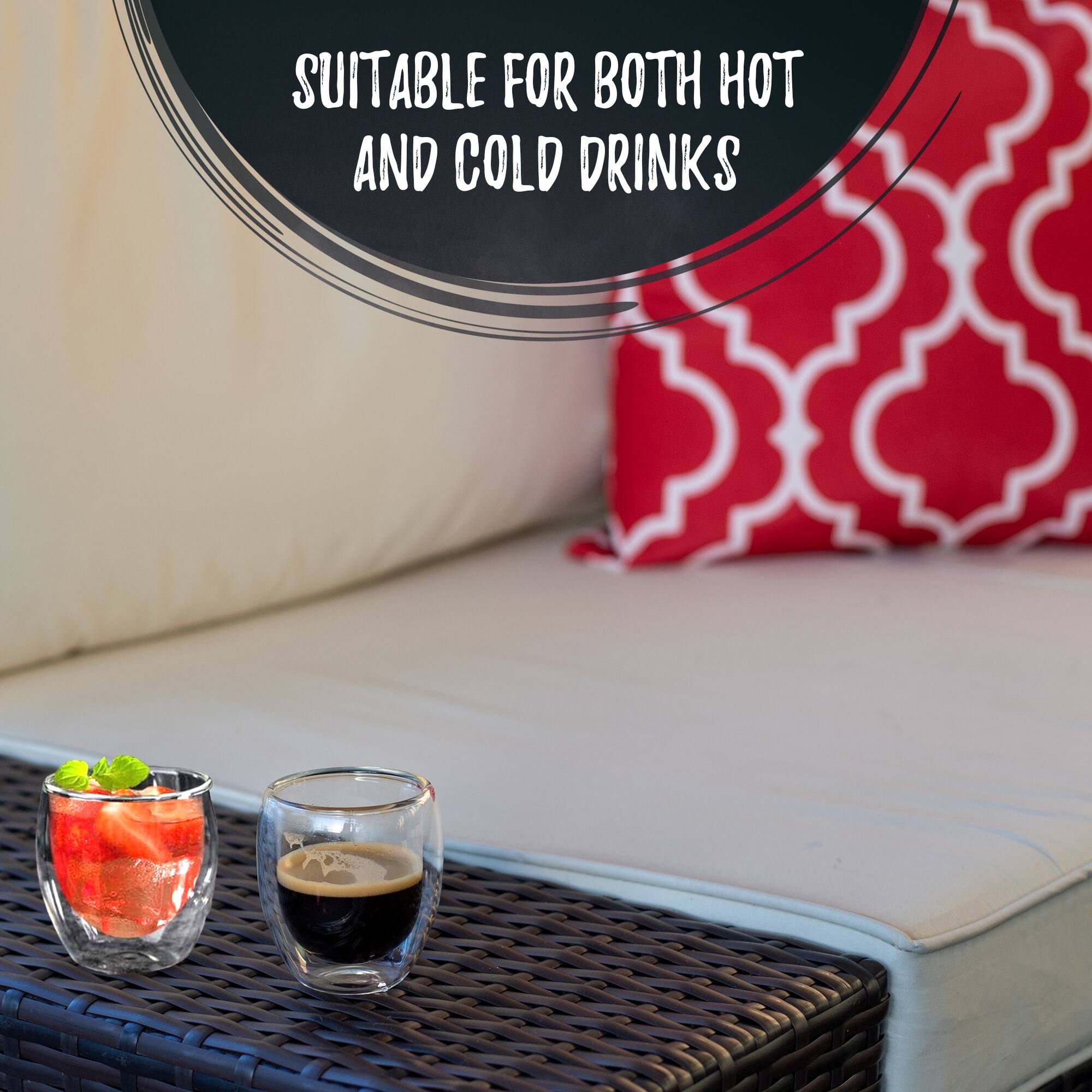 SUITABLE FOR BOTH HOT AND COLD DRINKS