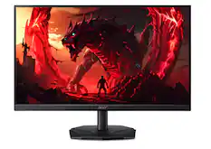 Front. Acer - 24.5" KG251Q Gaming Monitor FHD 1920x1080 200Hz 250Nit 2ms VESA 100x100.