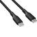 Front. Sanoxy - 3m /10ft USB-C to USB-C Silicone Cable, 60W Long Charging Cord, 10ft Tangle-Free Flexible Black Type-C Cable - Black.