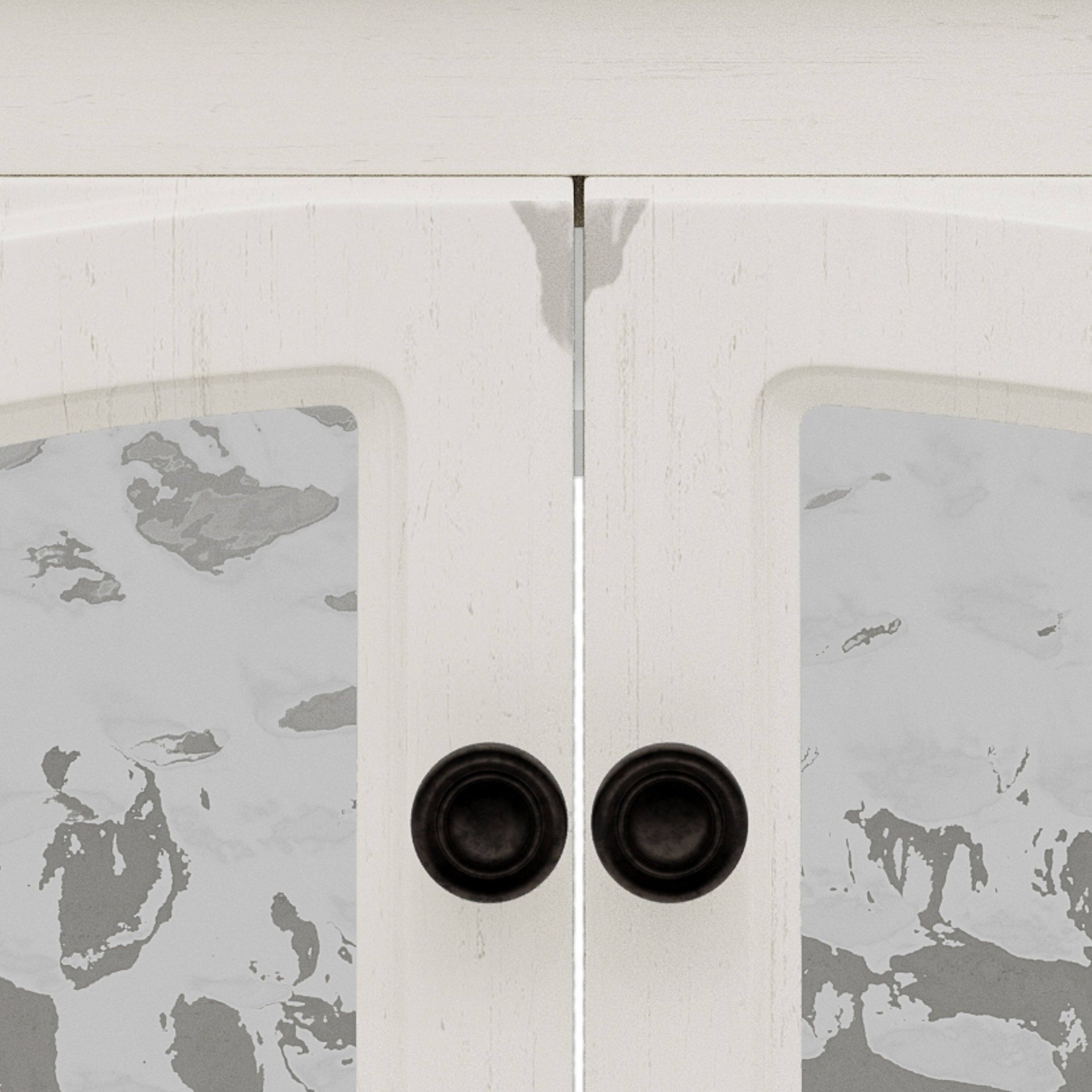 Alt View 10. Boyel Living - 31 Inch Farmhouse Bathroom Vanity with Ceramic Sink Rustic Cabinet Bronze Pulls Soft Close Antique White - White.