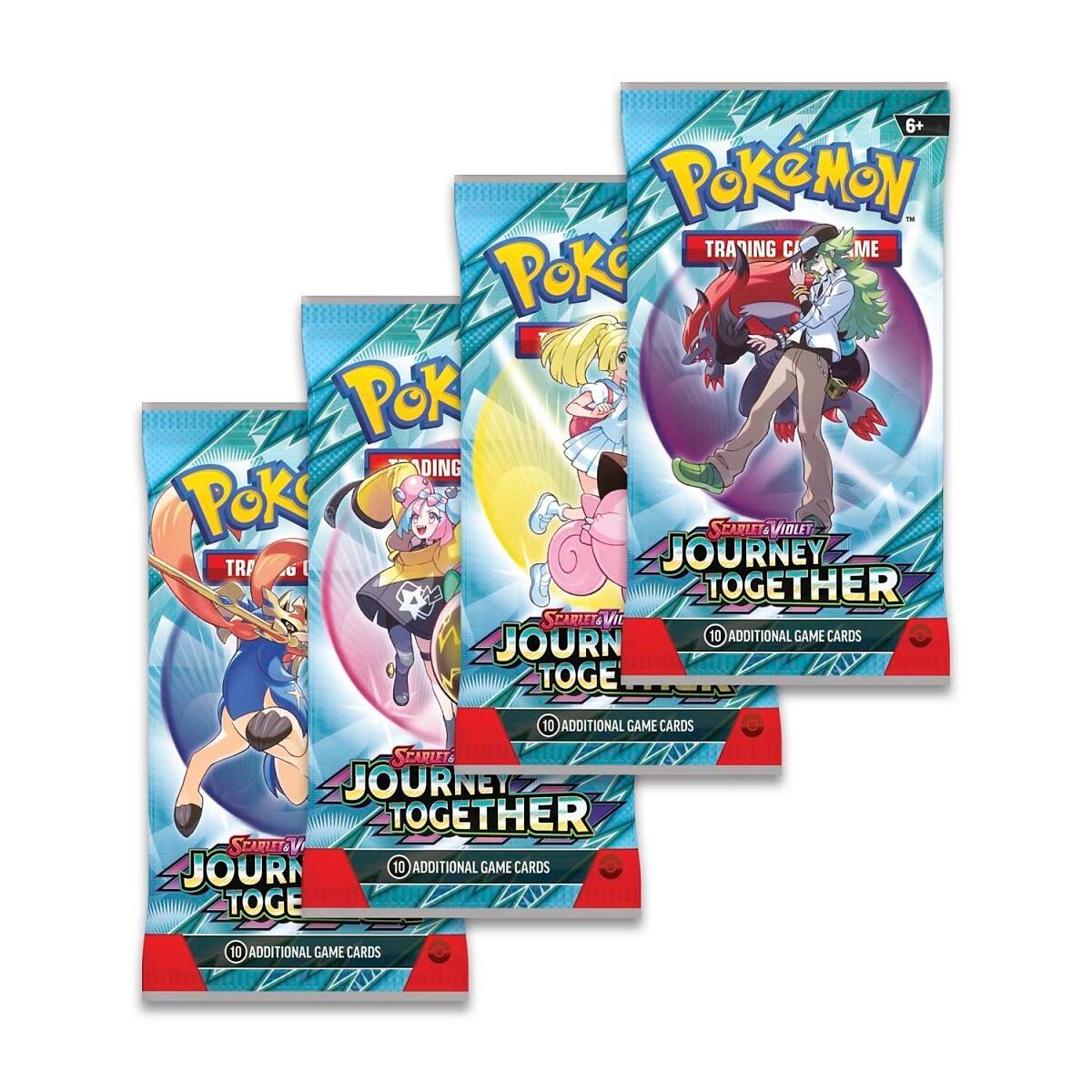 6+ Pokémon Trading Card Game  
Scarlet & Violet  
Journey Together  
10 Additional Game Cards