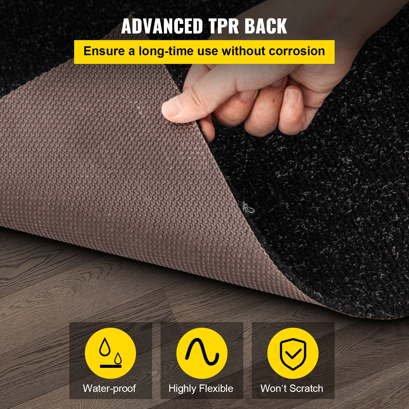 ADVANCED TPR BACK  
Ensure a long-time use without corrosion  

Water-proof  
Highly Flexible  
Won't Scratch