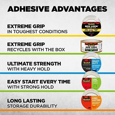 ADHESIVE ADVANTAGES

- EXTREME GRIP IN TOUGHEST CONDITIONS
- EXTREME GRIP RECYCLES WITH THE BOX
- ULTIMATE STRENGTH WITH HEAVY HOLD
- EASY START EVERY TIME WITH STRONG HOLD
- LONG LASTING STORAGE DURABILITY