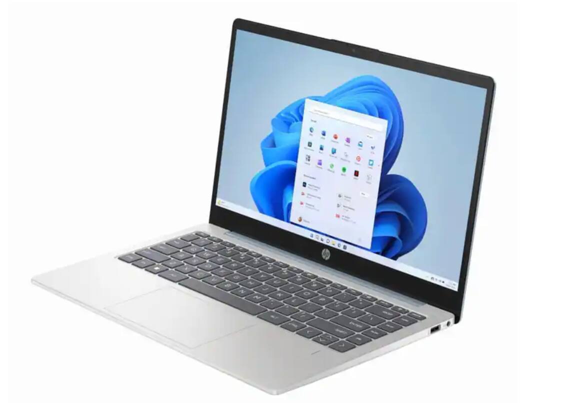 Angle. HP - HP 14" Laptop AMD Athlon 7120 4GB RAM 128GB SSD Moonlight Blue Windows 11.