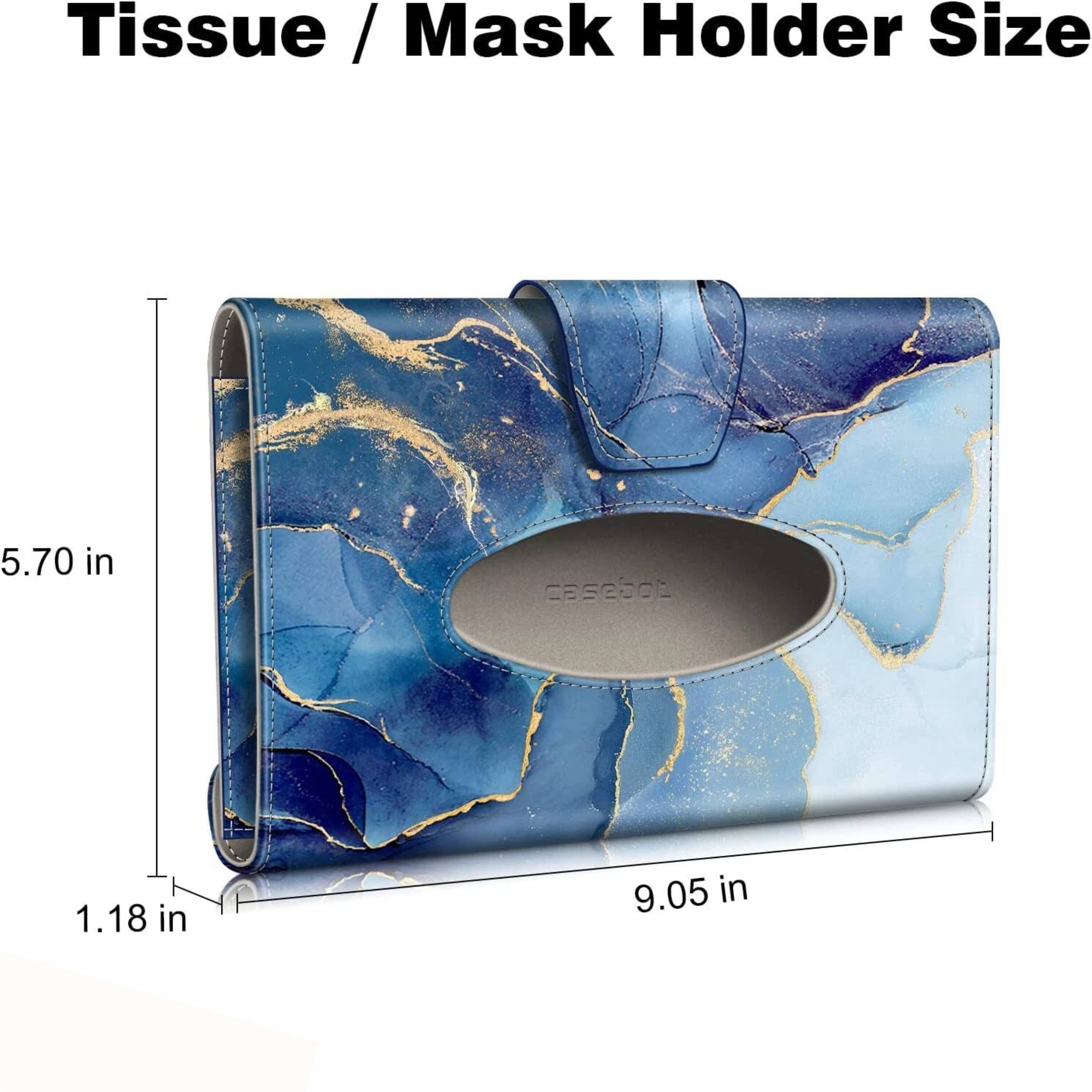 Tissue / Mask Holder Size

5.70 in  
1.18 in  
9.05 in