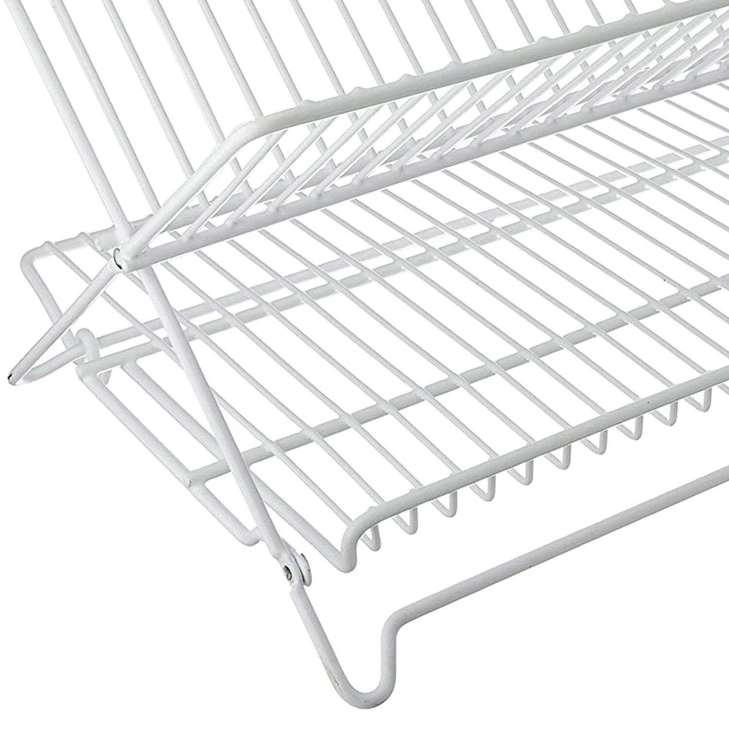 Alt View 1. Better Houseware - Folding Dish Rack - White.