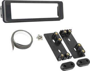 Scosche - Dash Kit for Select Harley-Davidson Motorcycles - Black - Front_Zoom