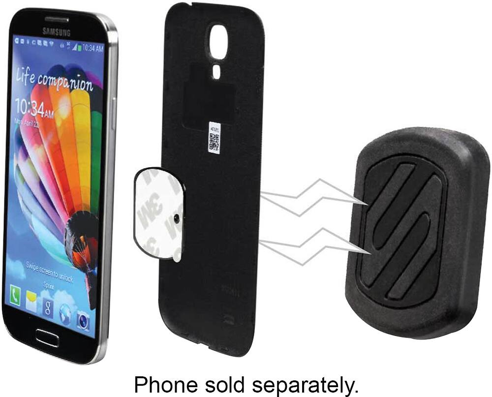 Alt View 11. Scosche - MagicMount Universal Flush Mount - Black.