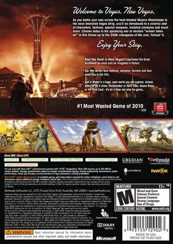 Best Buy: Fallout New Vegas Xbox 360 12902