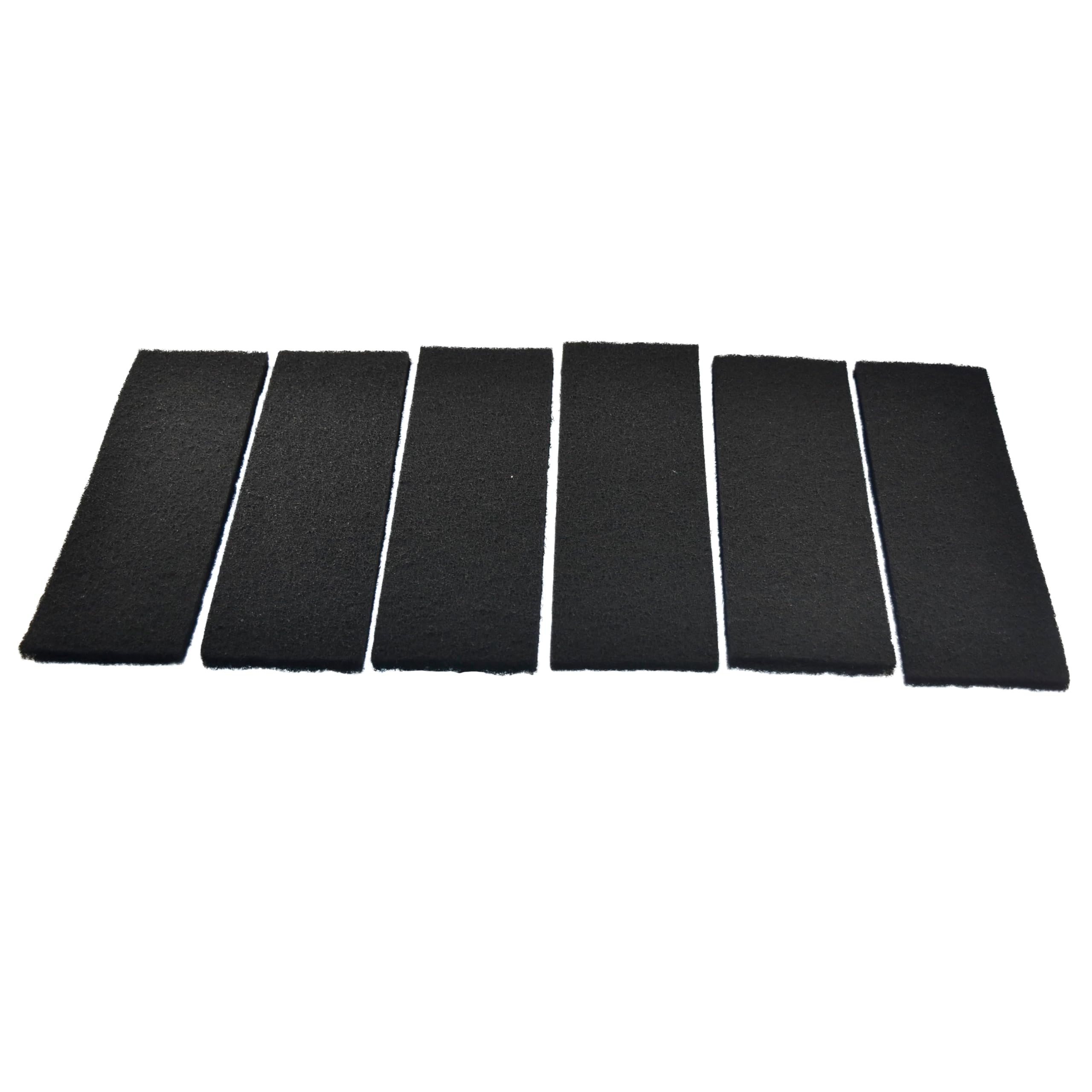 Alt View 4. HQRP - Activated Carbon Litter Box Filters 6-Pack - Replacement for Litter-Robot 3 Odor Control - Black.