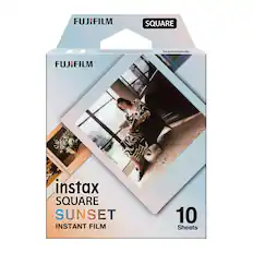 FUJIFILM SQUARE TI V8 FUJIFILM instax SQUARE SUNSET INSTANT FILM 10 Sheets