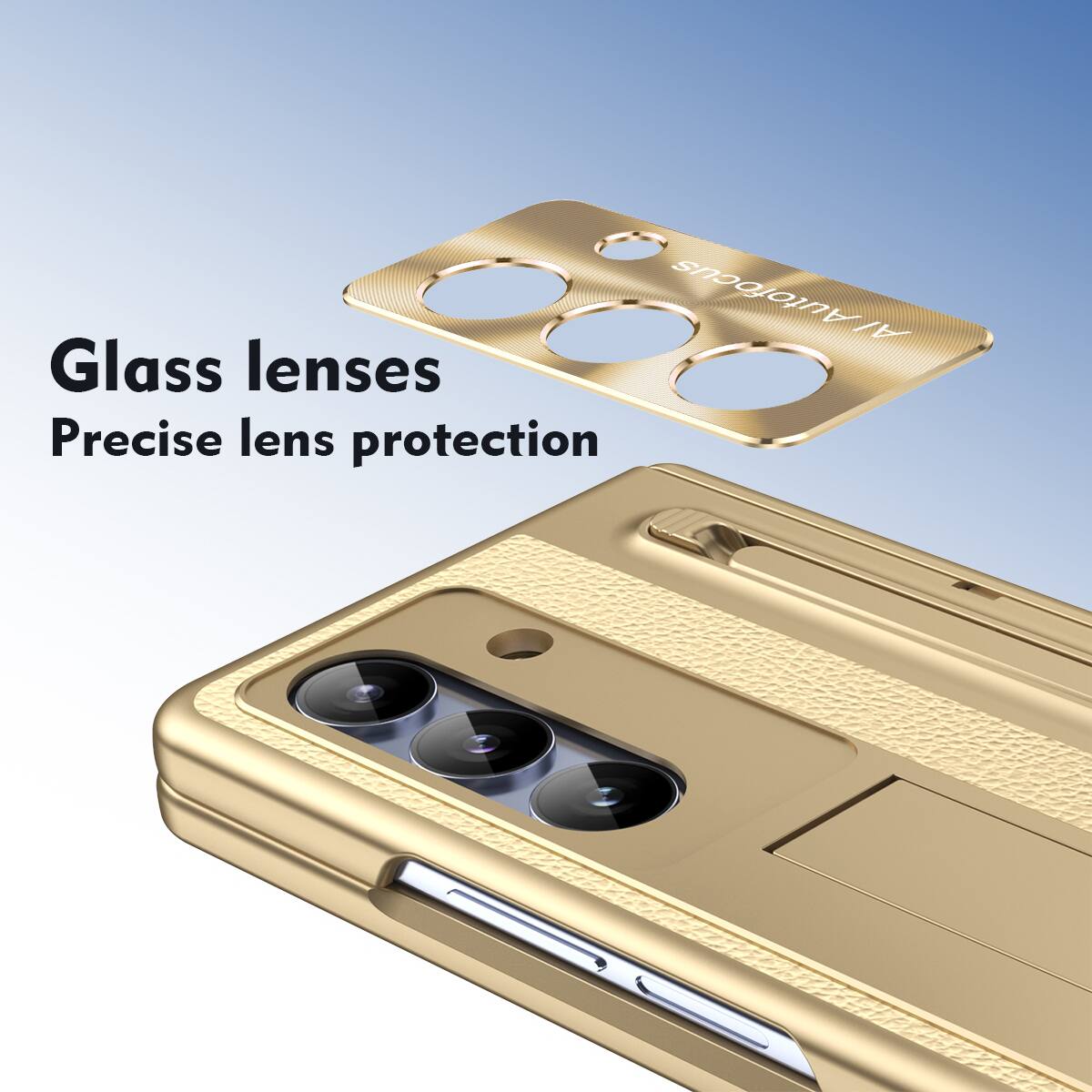Glass lenses  
Precise lens protection