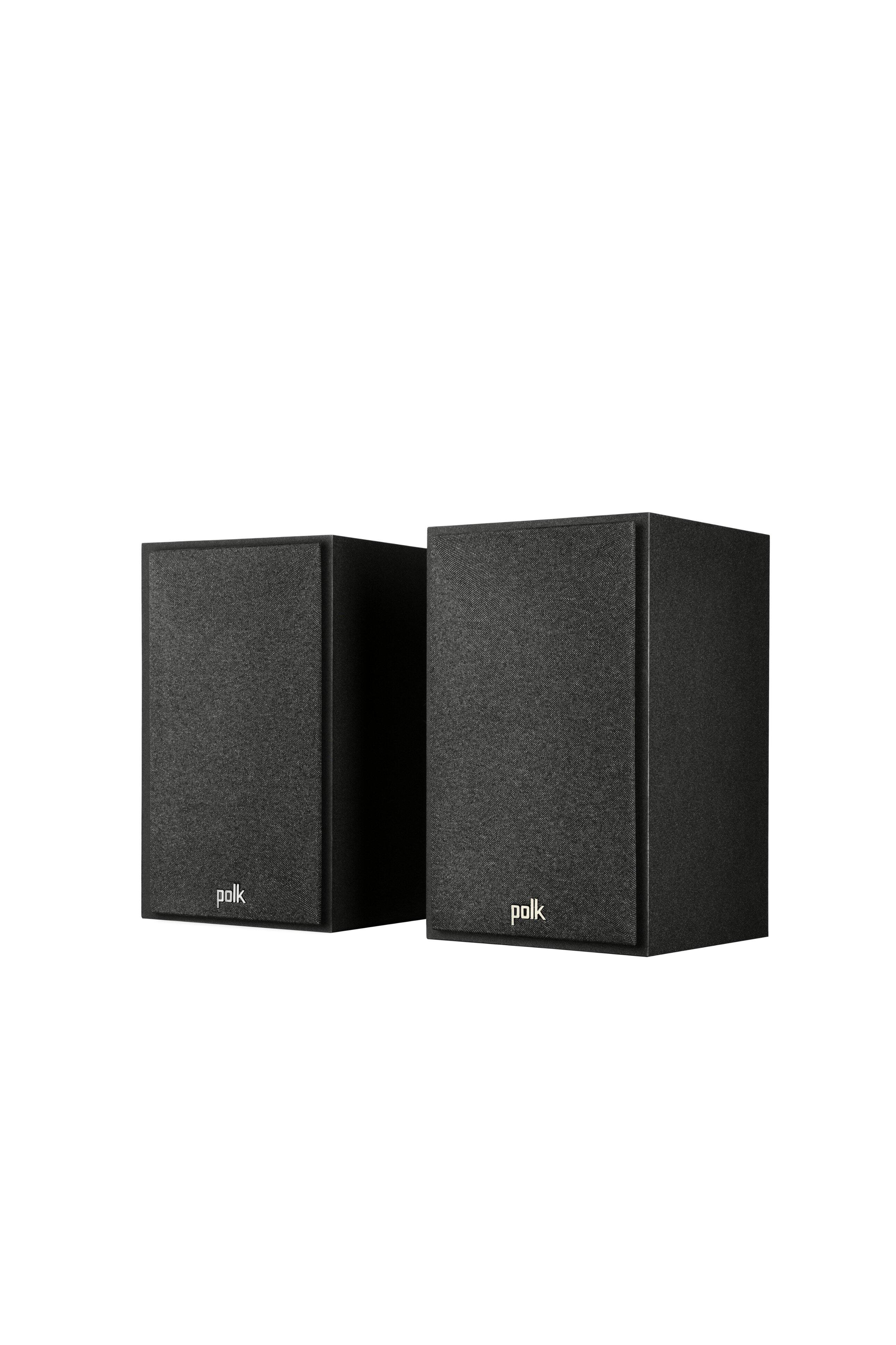 Angle. Polk Audio - Monitor XT15 Bookshelf Speaker Pair - Midnight Black.