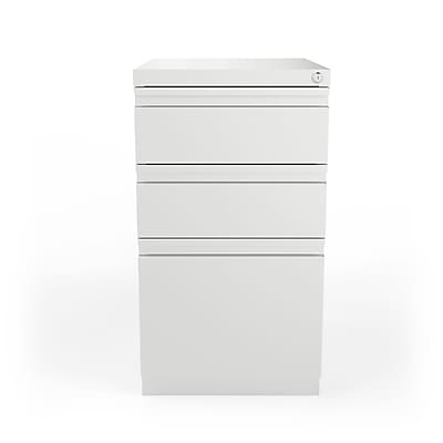 Staples Heavy Duty Mobile Pedestal File Cabinet with Wheels, 3 Drawer ...