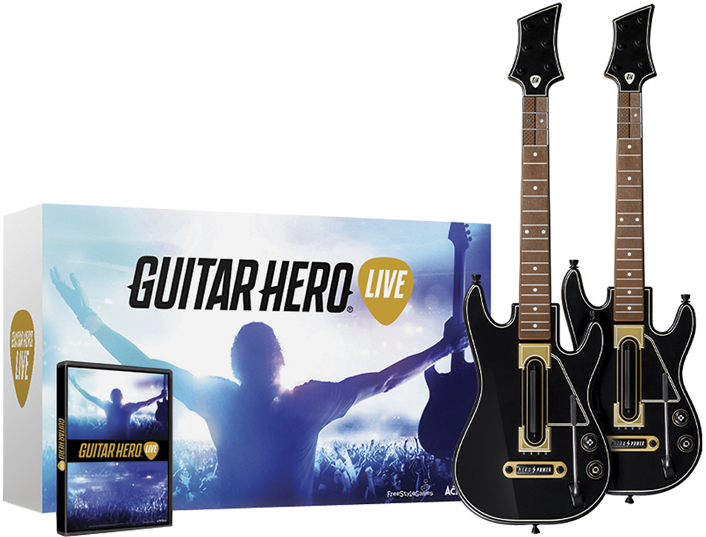 Egoïsme boksen Fervent Guitar Hero Live Guitar 2-Pack Bundle Xbox One E3 - Best Buy
