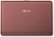 Front Standard. Asus - Eee PC Netbook with Intel® Atom™ Processor - Deep Red.