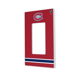 Keyscaper - Montreal Canadiens Single Rocker Lightswitch Plate - Multicolor