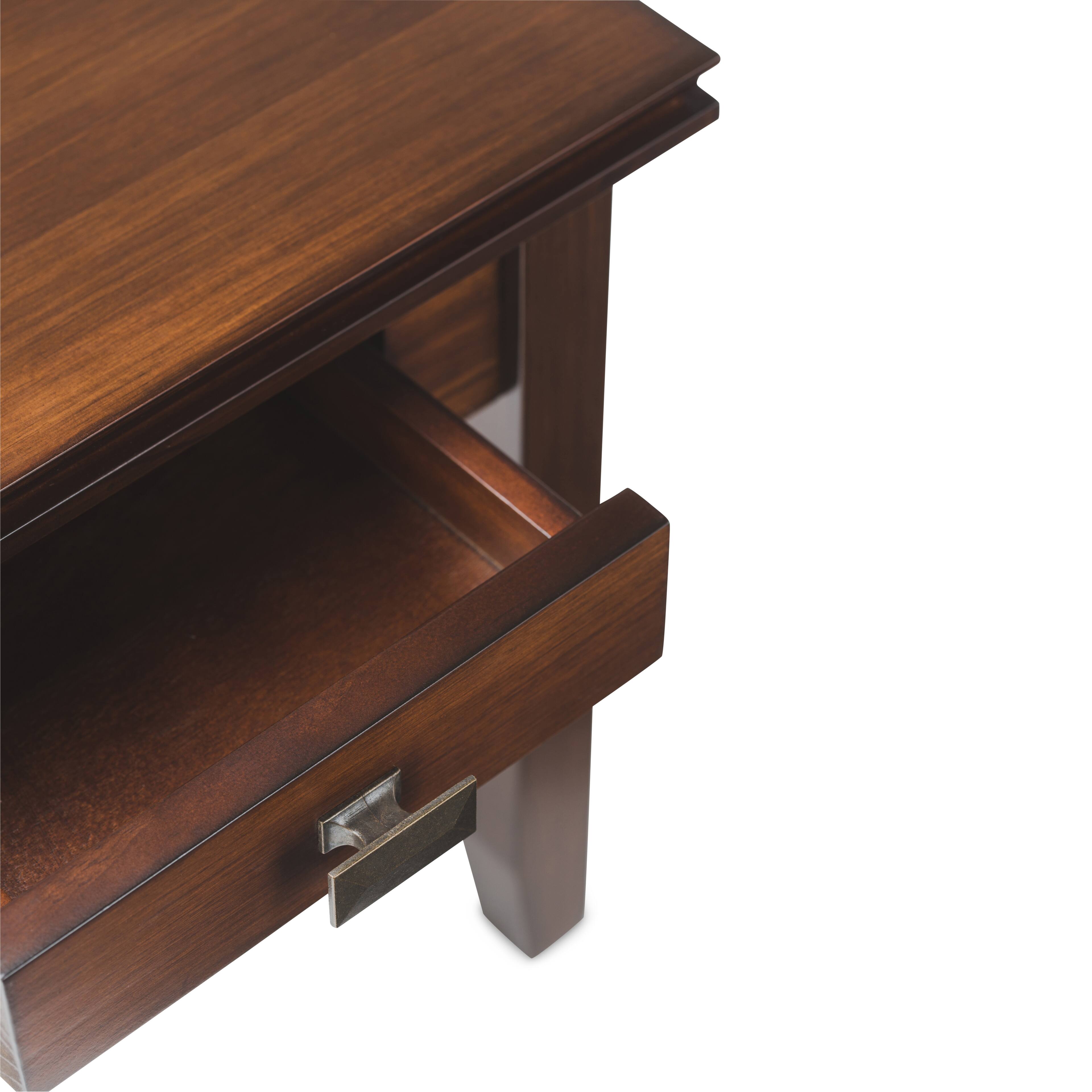 Alt View 13. Simpli Home - Artisan End Table - Russet Brown.