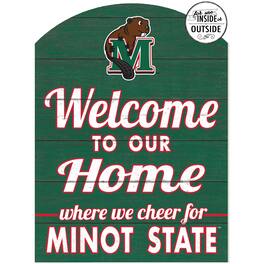 Jardine - Minot State Beavers 16'' x 22'' Indoor/Outdoor Marquee Sign - Green