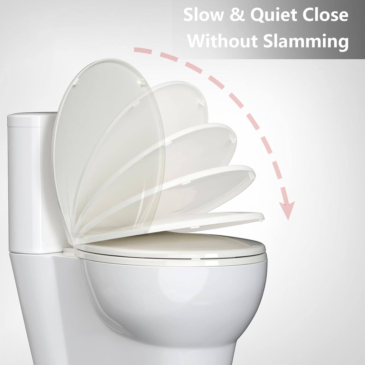 Slow & Quiet Close  
Without Slamming