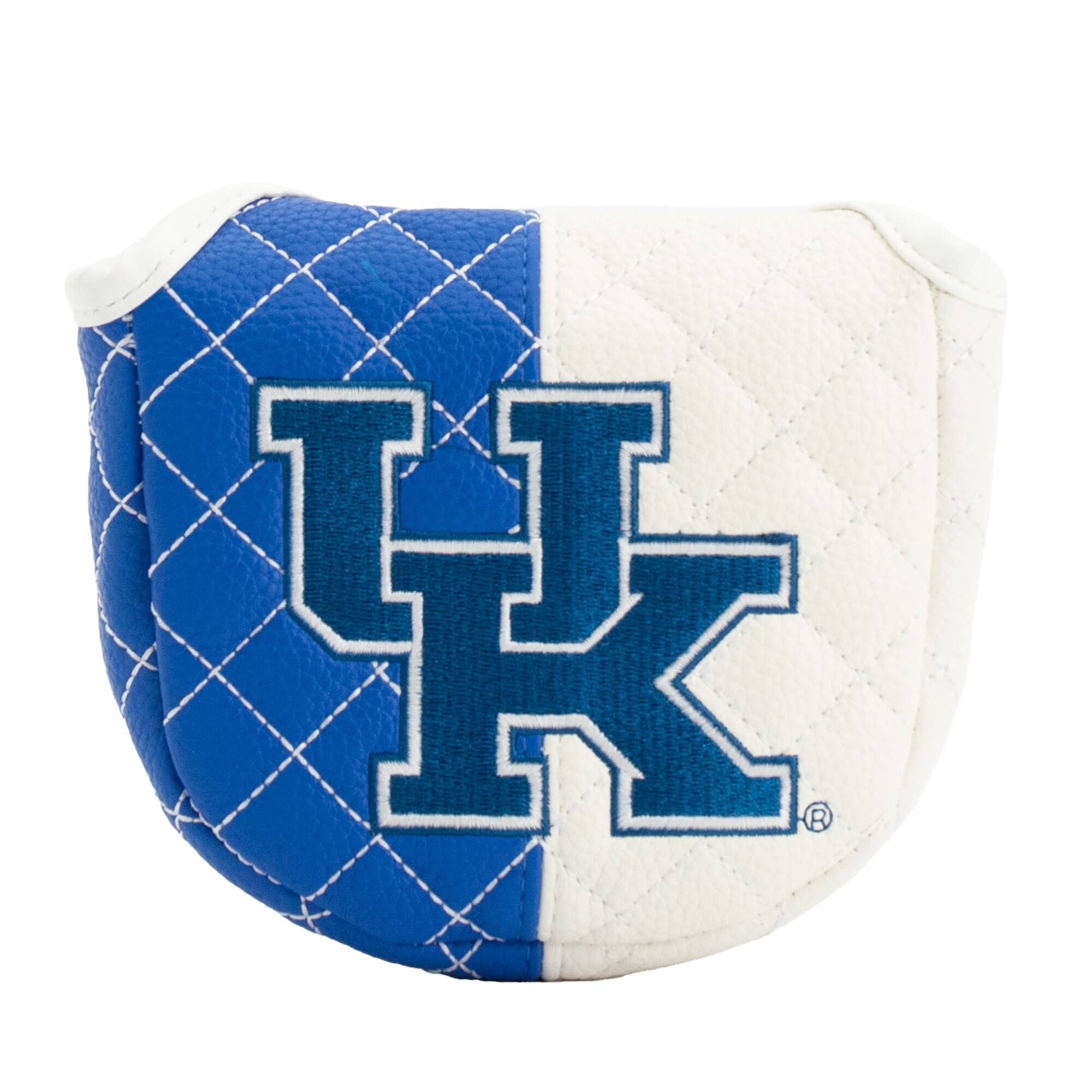 Front. Team Golf - Kentucky Wildcats Quilted Mallet Putter Cover - Multicolor.