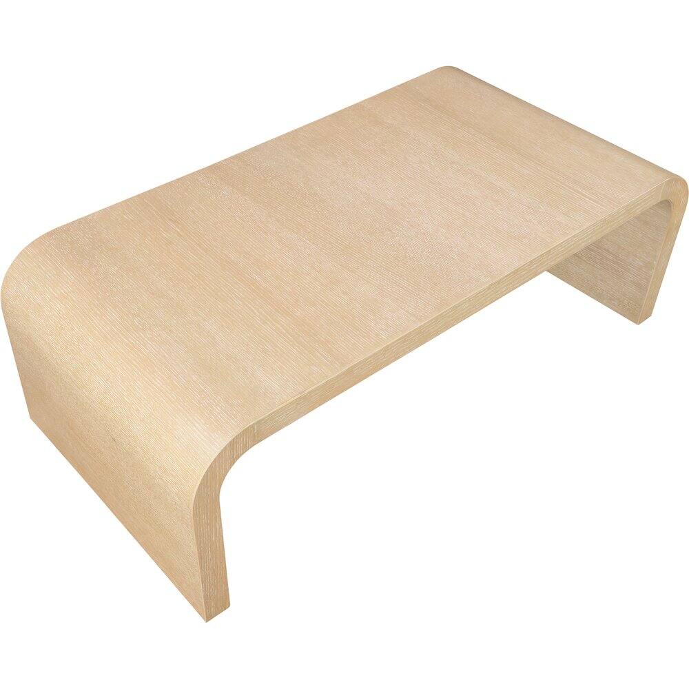 Alt View 4. Meridian Furniture - Cresthill White Oak Coffee Table - White.