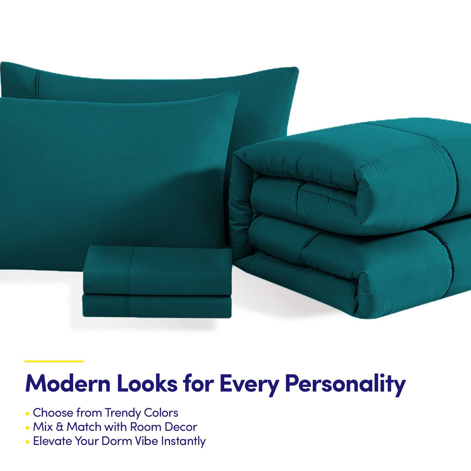 Modern Looks for Every Personality

- Choose from Trendy Colors
- Mix & Match with Room Decor
- Elevate Your Dorm Vibe Instantly