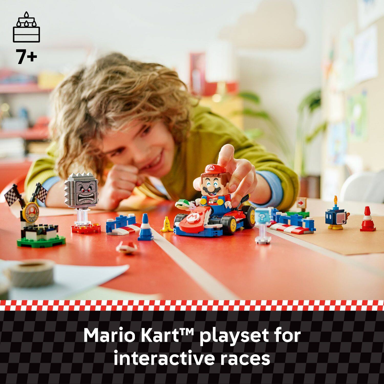 7+ Mario Kart™ playset for interactive races
