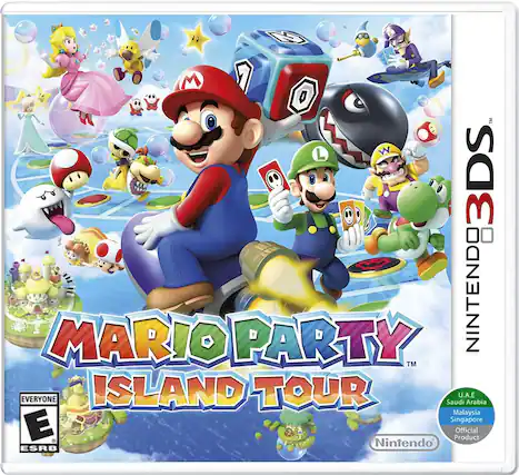 6 0 M 0 TM L W M : 3DS MARIO PARTY ISLAND TOUR Saudi U.A.E Arabia Malaysia Singapore E Nintendo Product Official ESRB - E (Everyone)
