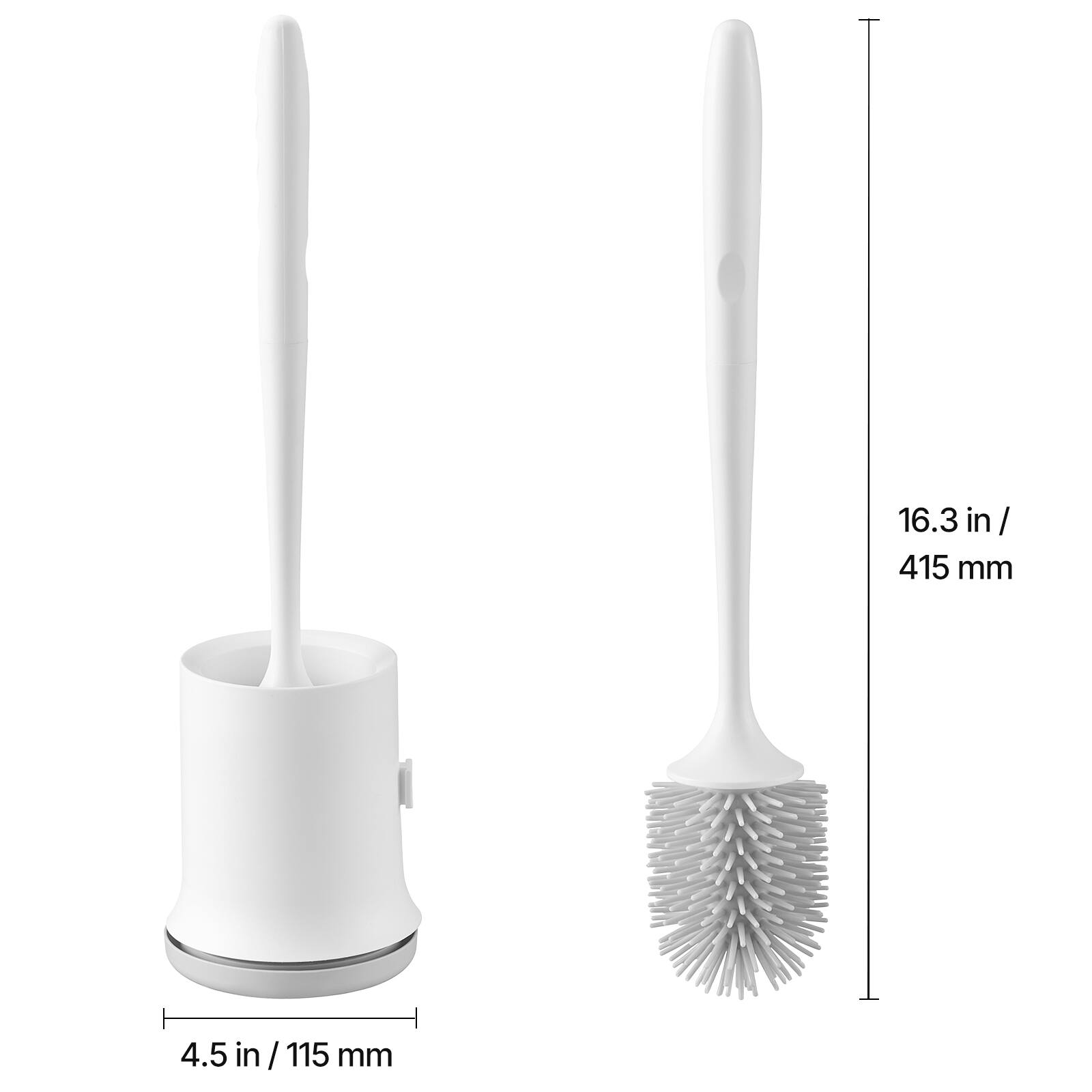 16.3 in / 415 mm  
4.5 in / 115 mm